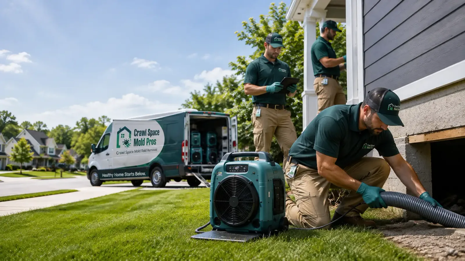 Crawl Space Mold Removal in Gillespie, IL